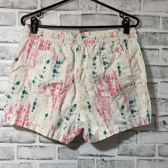 Old Navy Women’s Elastic Drawstring Tie Dye 4 Pocket Shorts Size Med - Picture 9 of 11